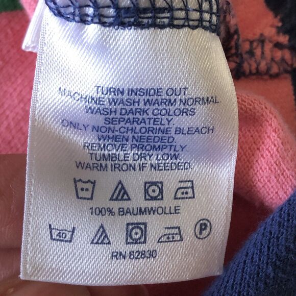 Lands End Mens Collared Short Sleeve Polo Shirt Multicolor Striped Size Large - Picture 10 of 13